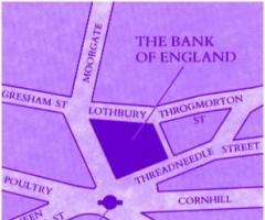 Централната банка на Англия, нейната структура и функции