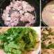 Pasta with chicken and mushrooms in creamy sauce recipe with photo